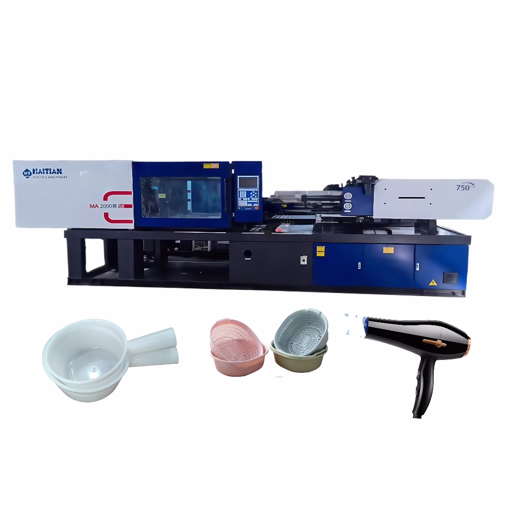 Hair dryer plastic molding machinery Haitian MA200-ton injection molding machine servo second-hand injection molding machine