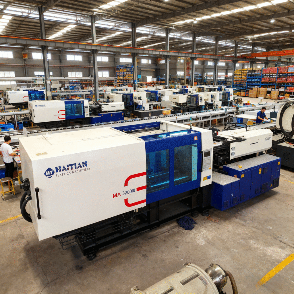 320-ton servo injection machine